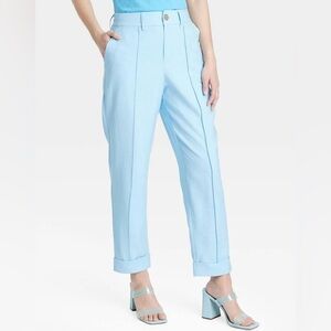 A New Day High-Rise Slim Fit Effortless Pintuck Ankle Pants